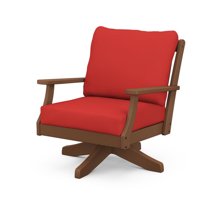 POLYWOOD Braxton Deep Seating Swivel Chair