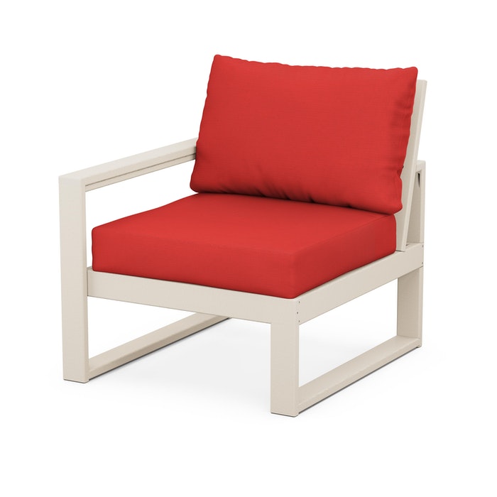 POLYWOOD EDGE Modular Left Arm Chair