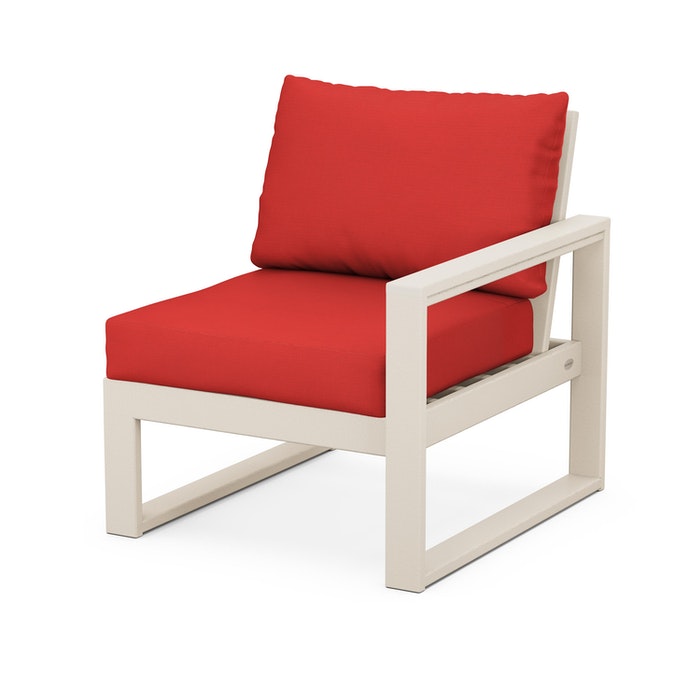 POLYWOOD EDGE Modular Right Arm Chair