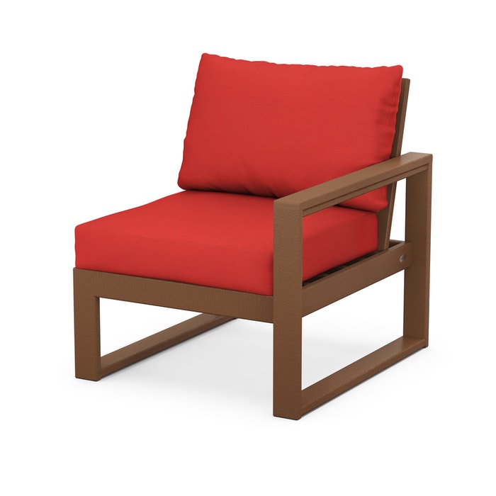 POLYWOOD EDGE Modular Right Arm Chair