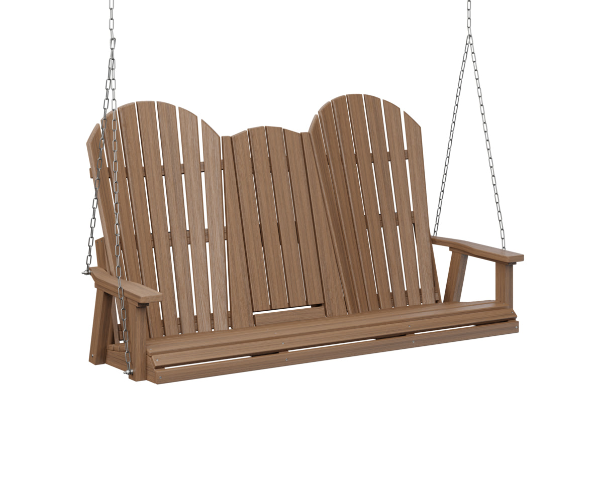 Berlin Gardens Comfo-Back Three Seat Swing with Console