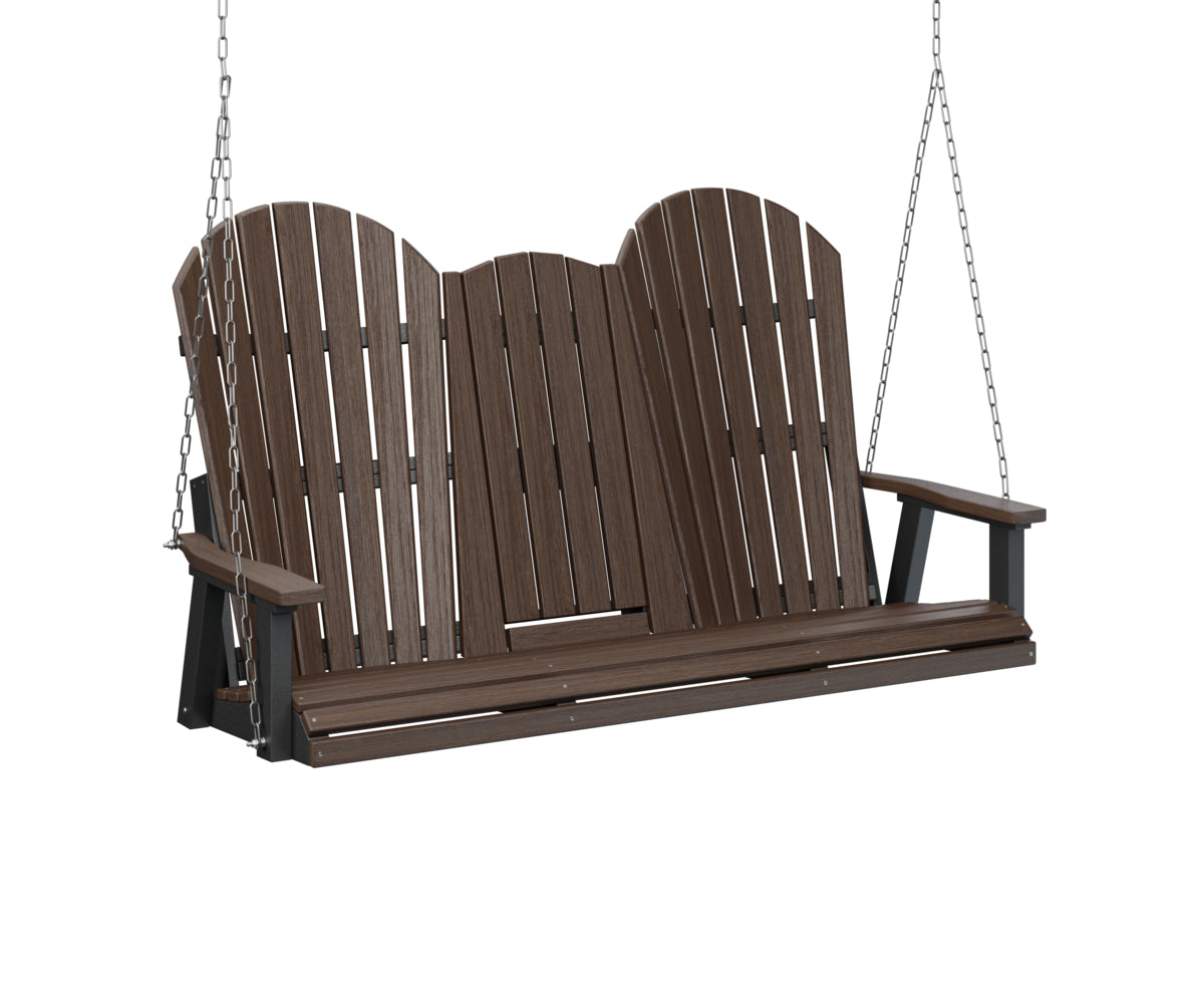 Berlin Gardens Comfo-Back Three Seat Swing with Console