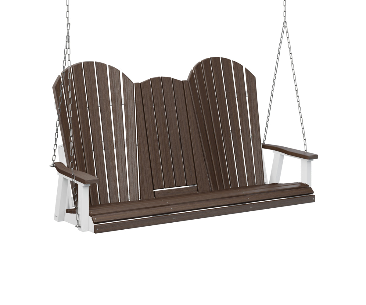 Berlin Gardens Comfo-Back Three Seat Swing with Console