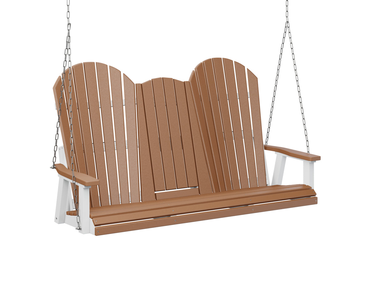 Berlin Gardens Comfo-Back Three Seat Swing with Console