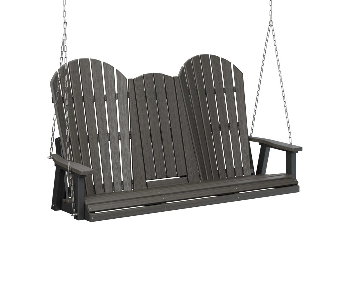 Berlin Gardens Comfo-Back Three Seat Swing with Console
