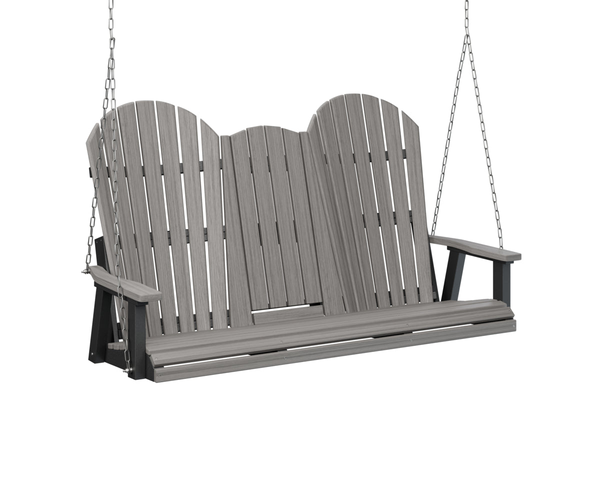 Berlin Gardens Comfo-Back Three Seat Swing with Console