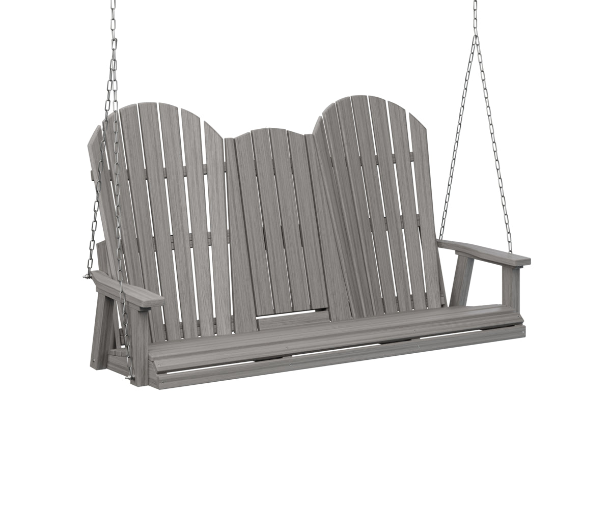 Berlin Gardens Comfo-Back Three Seat Swing with Console
