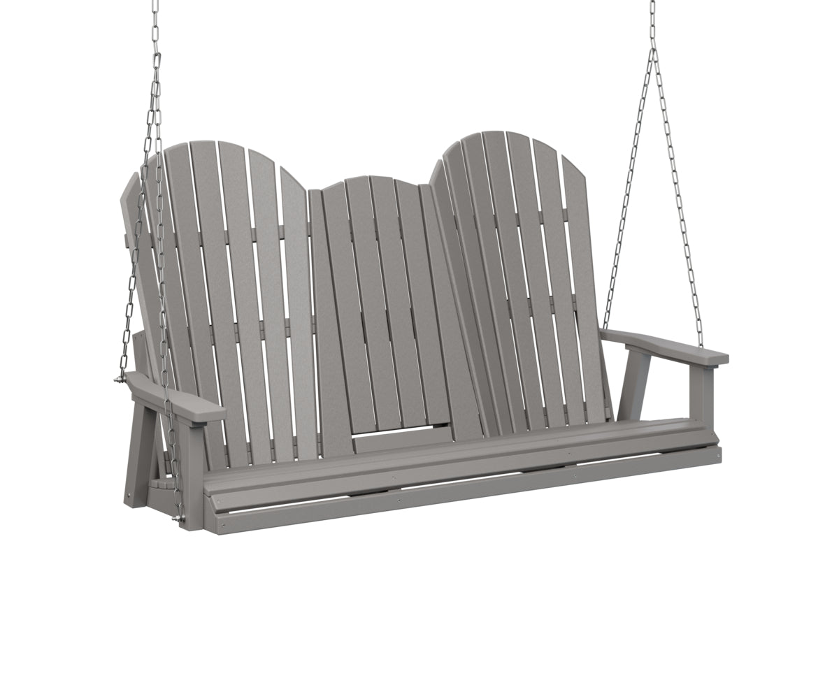 Berlin Gardens Comfo-Back Three Seat Swing with Console