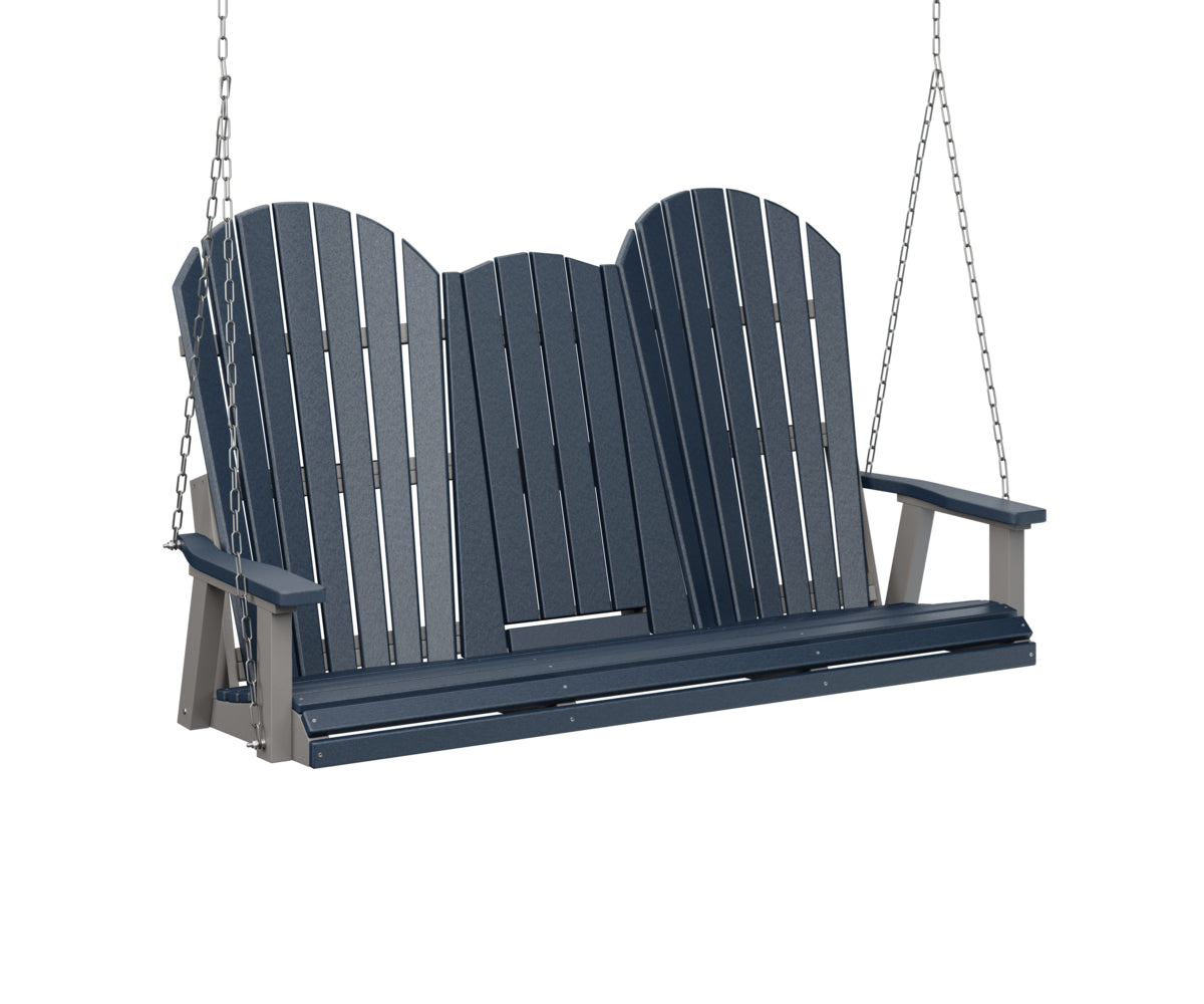 Berlin Gardens Comfo-Back Three Seat Swing with Console