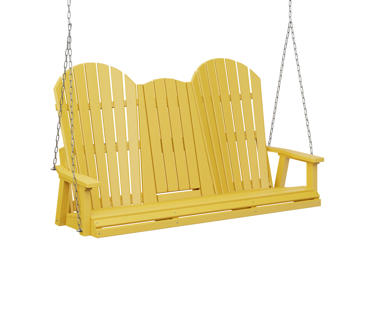 Berlin Gardens Comfo-Back Three Seat Swing with Console