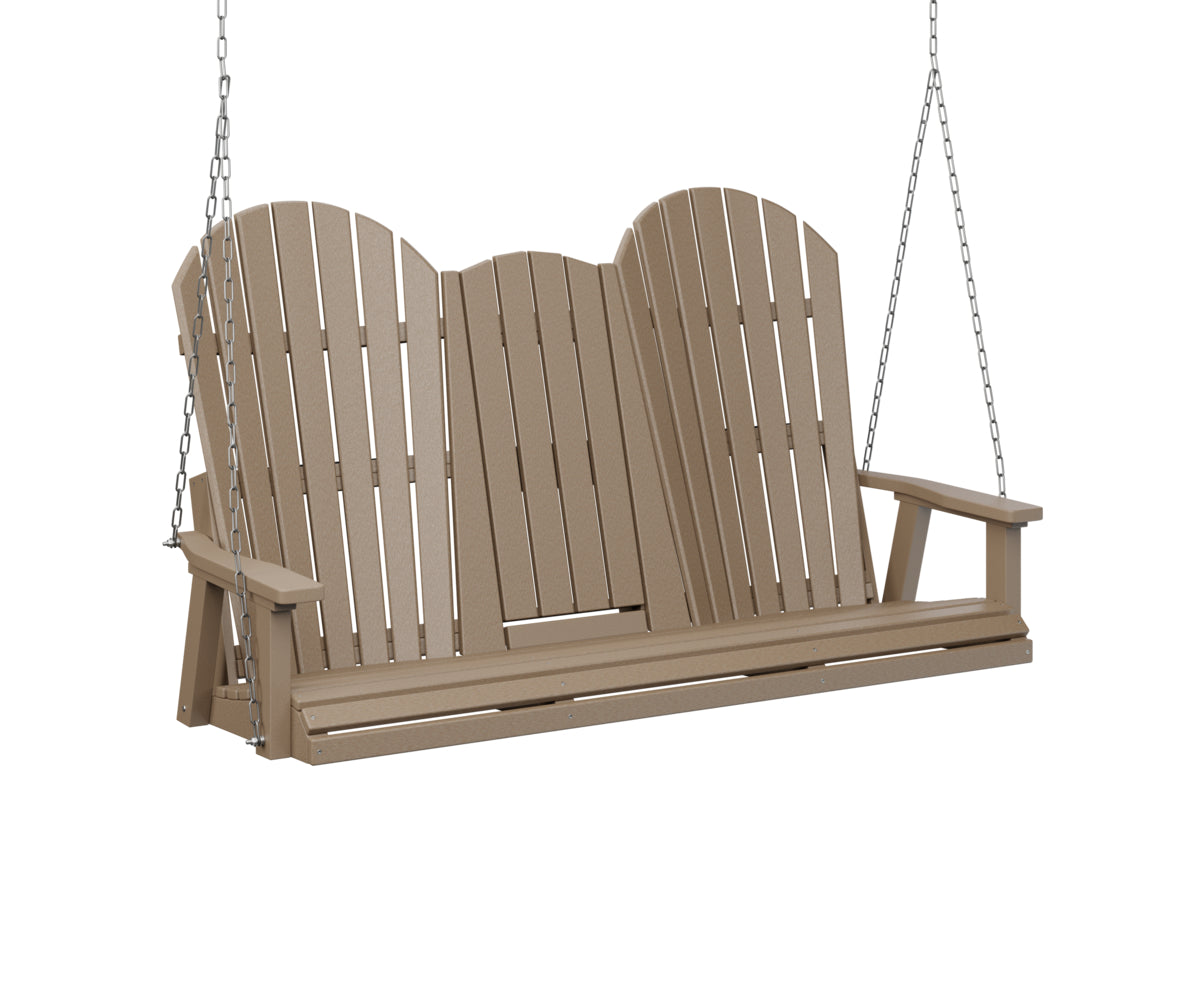 Berlin Gardens Comfo-Back Three Seat Swing with Console