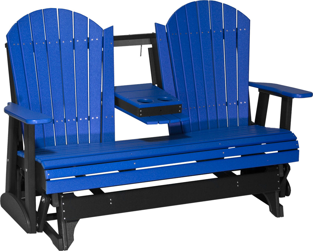 LuxCraft 5' Adirondack Glider Amish Yard