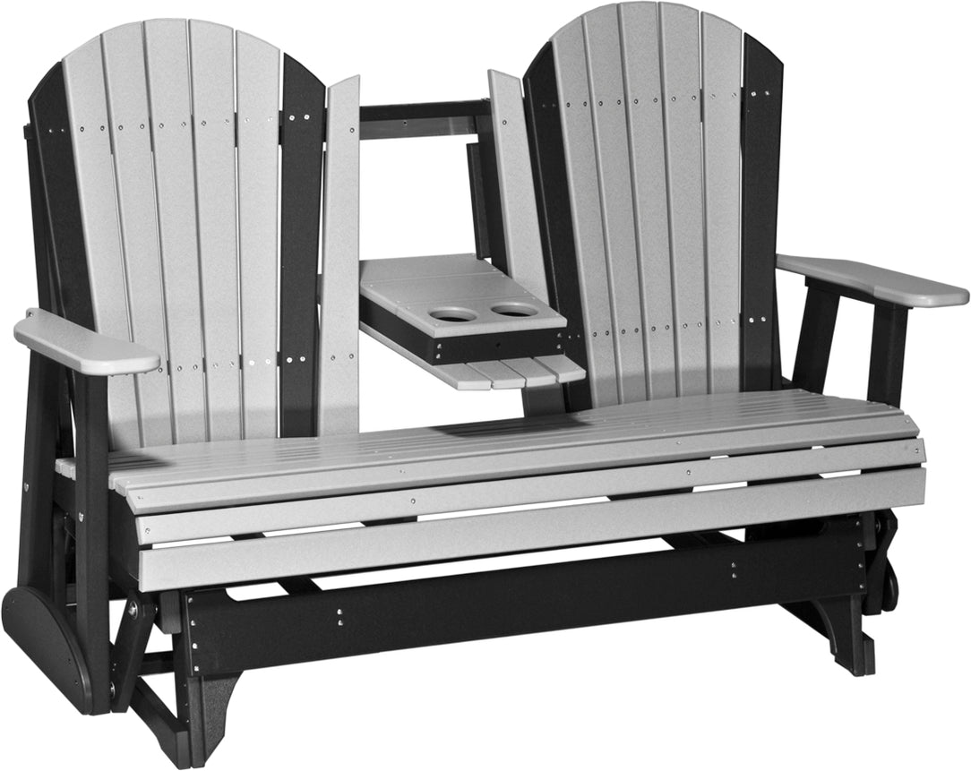 LuxCraft 5' Adirondack Glider Amish Yard