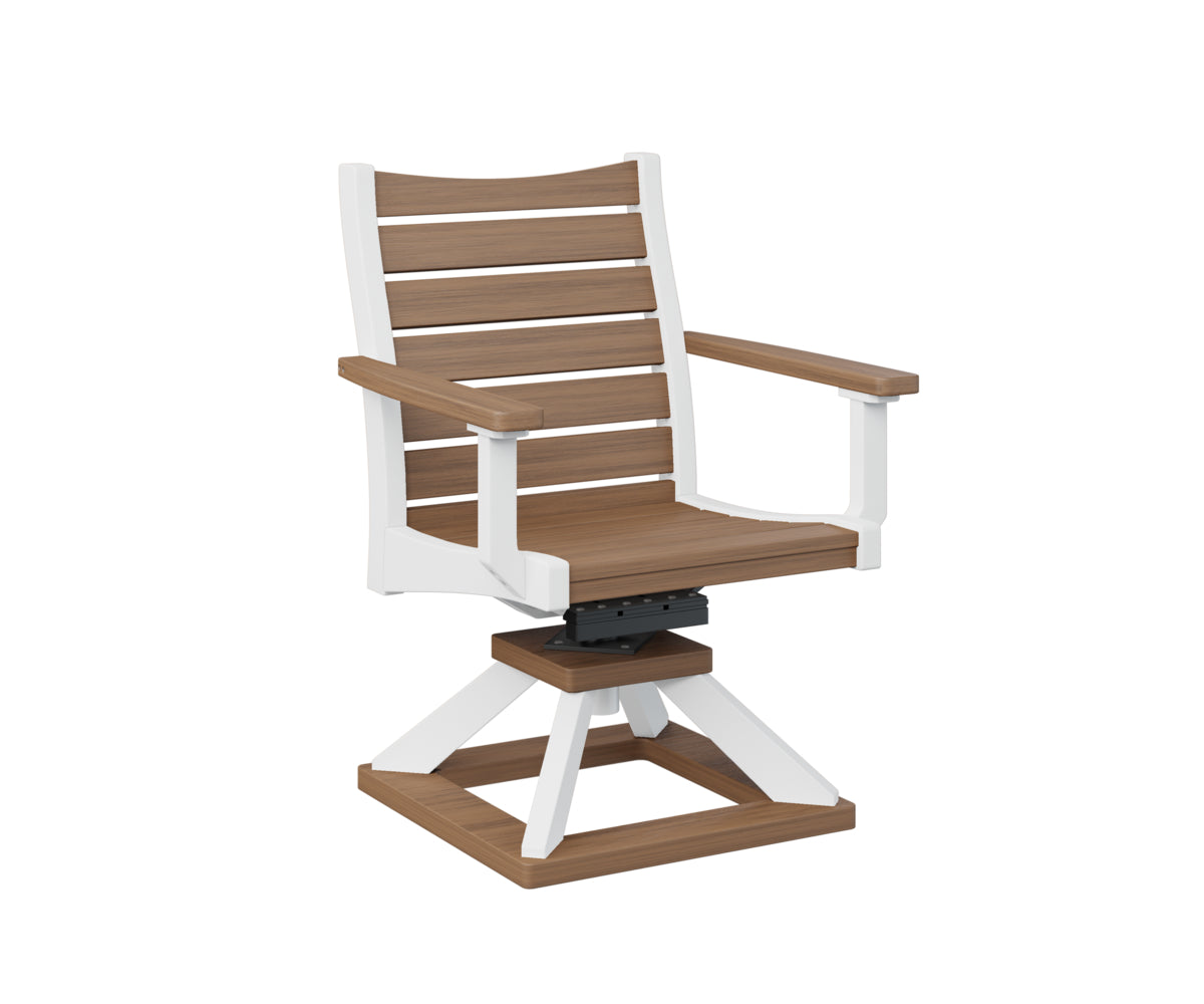 Berlin Gardens Bristol Swivel Rocker Dining Chair