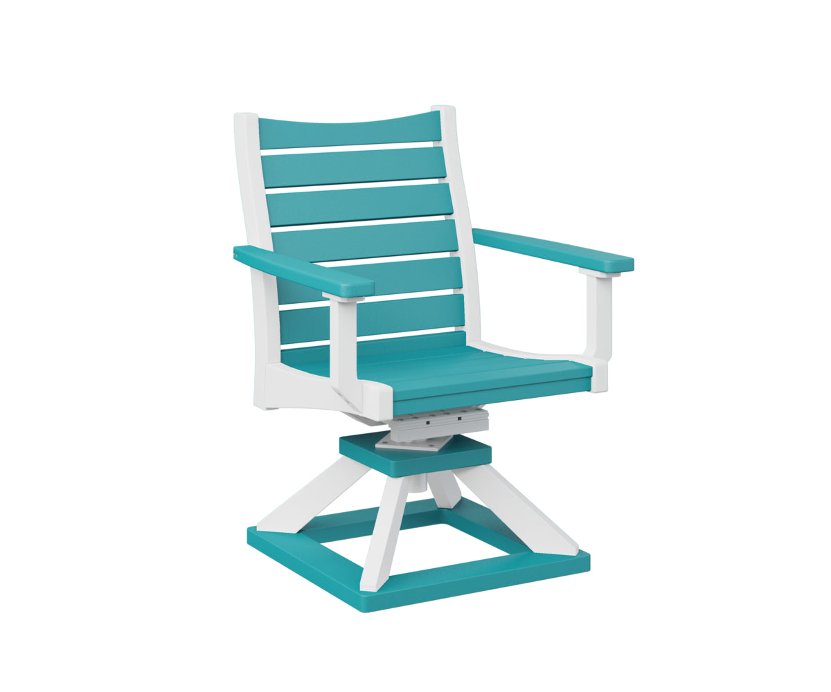 Berlin Gardens Bristol Swivel Rocker Dining Chair