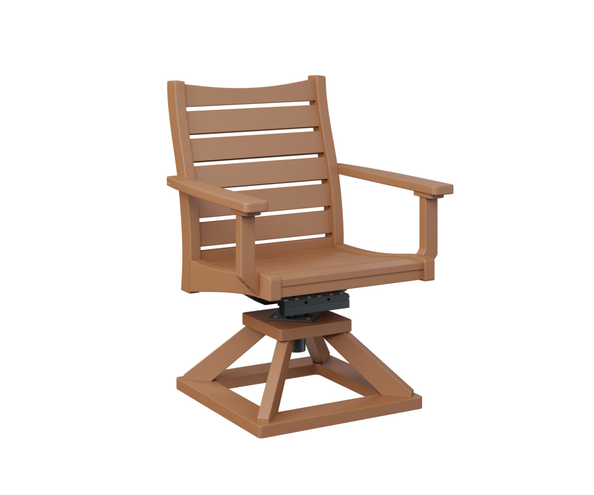 Berlin Gardens Bristol Swivel Rocker Dining Chair