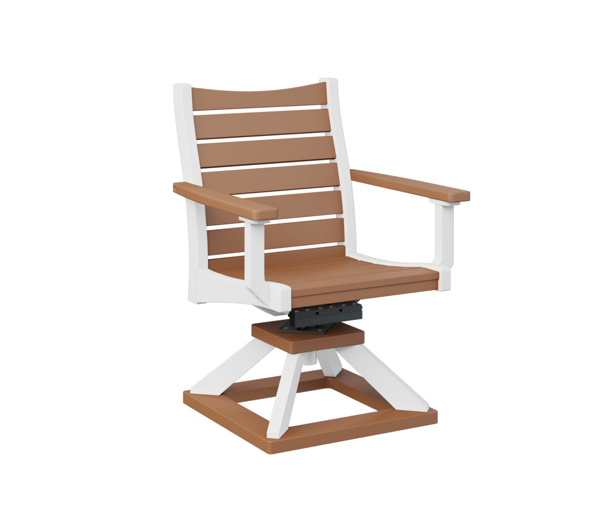 Berlin Gardens Bristol Swivel Rocker Dining Chair