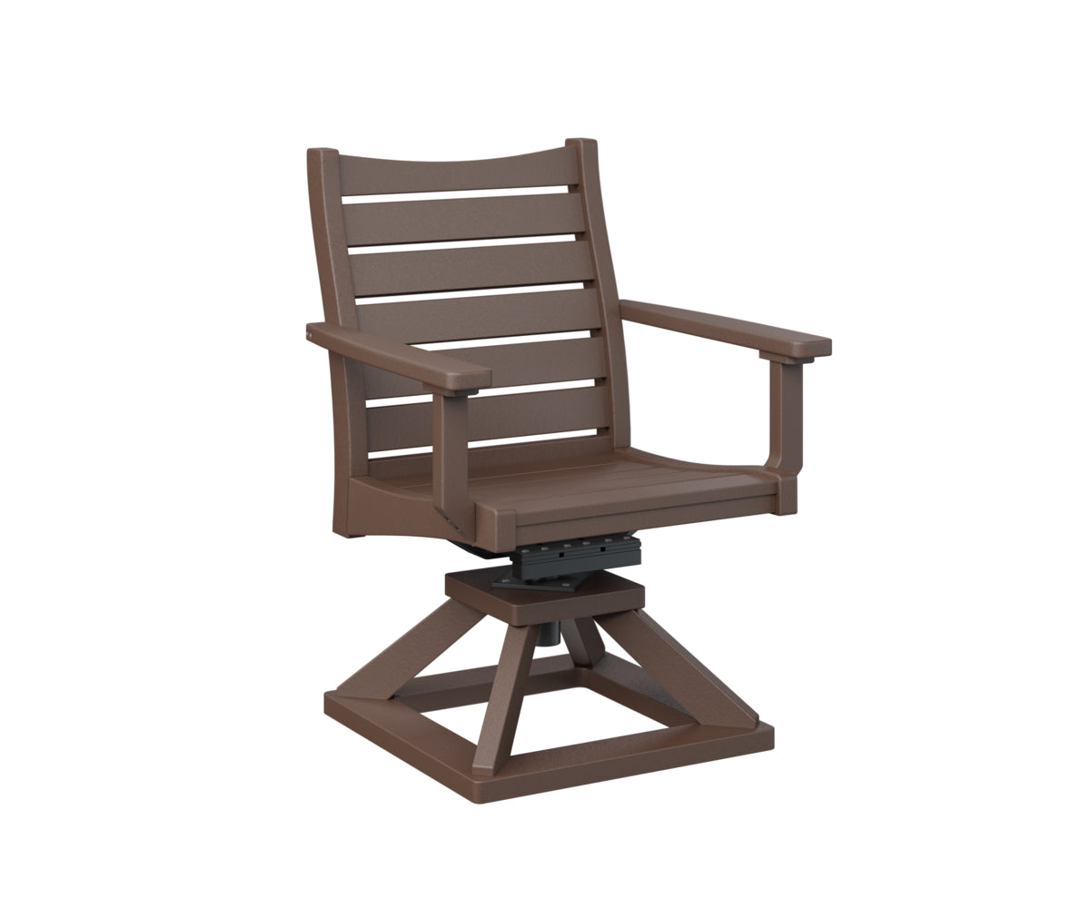 Berlin Gardens Bristol Swivel Rocker Dining Chair