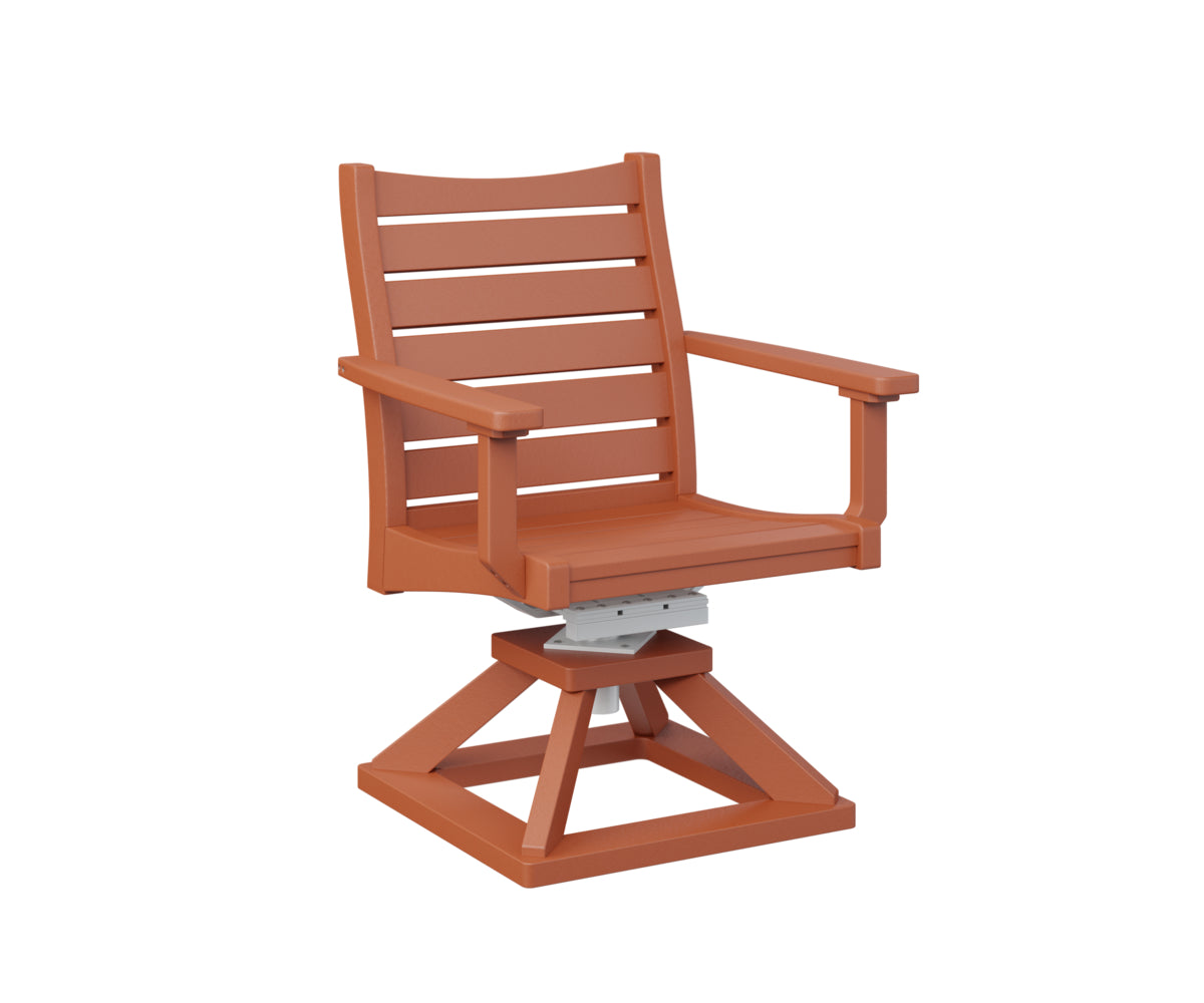 Berlin Gardens Bristol Swivel Rocker Dining Chair