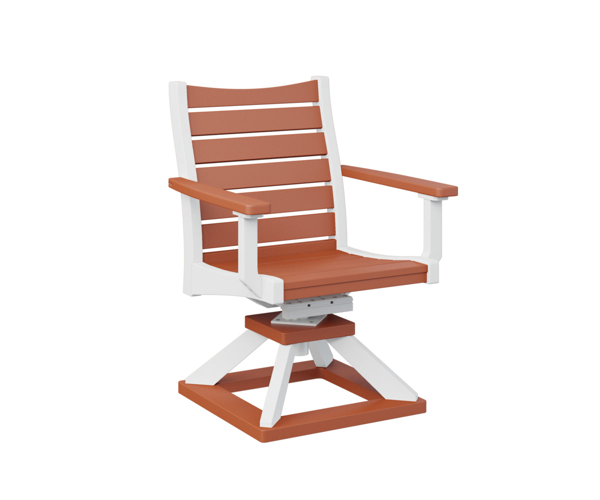 Berlin Gardens Bristol Swivel Rocker Dining Chair