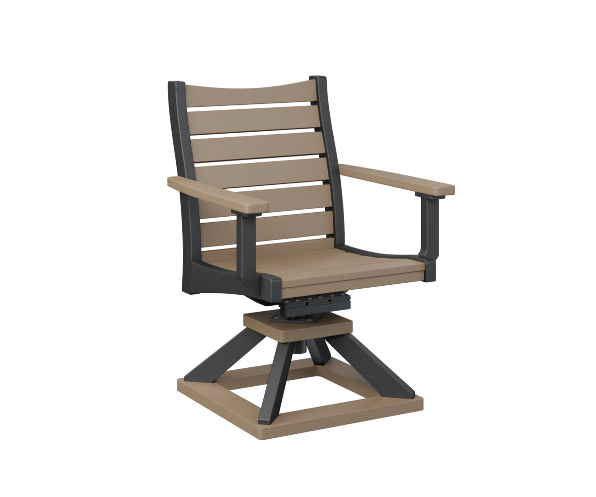 Berlin Gardens Bristol Swivel Rocker Dining Chair