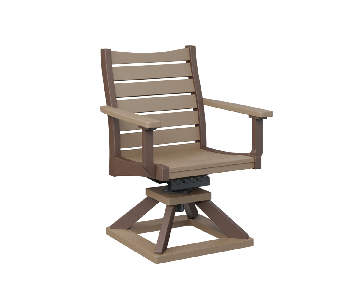 Berlin Gardens Bristol Swivel Rocker Dining Chair
