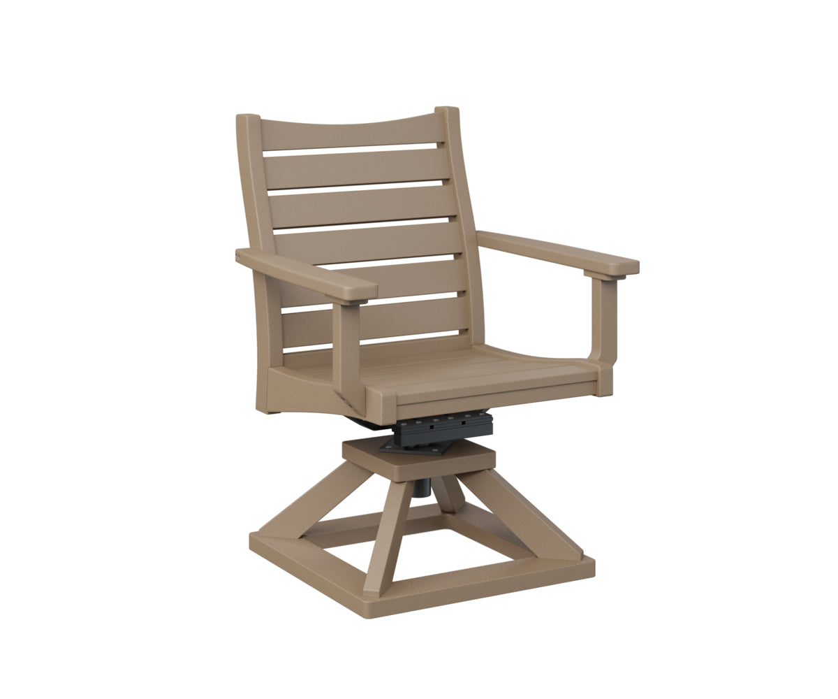 Berlin Gardens Bristol Swivel Rocker Dining Chair