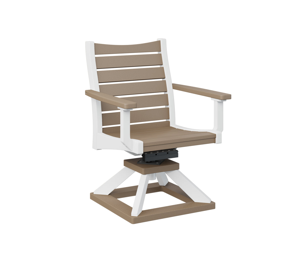 Berlin Gardens Bristol Swivel Rocker Dining Chair