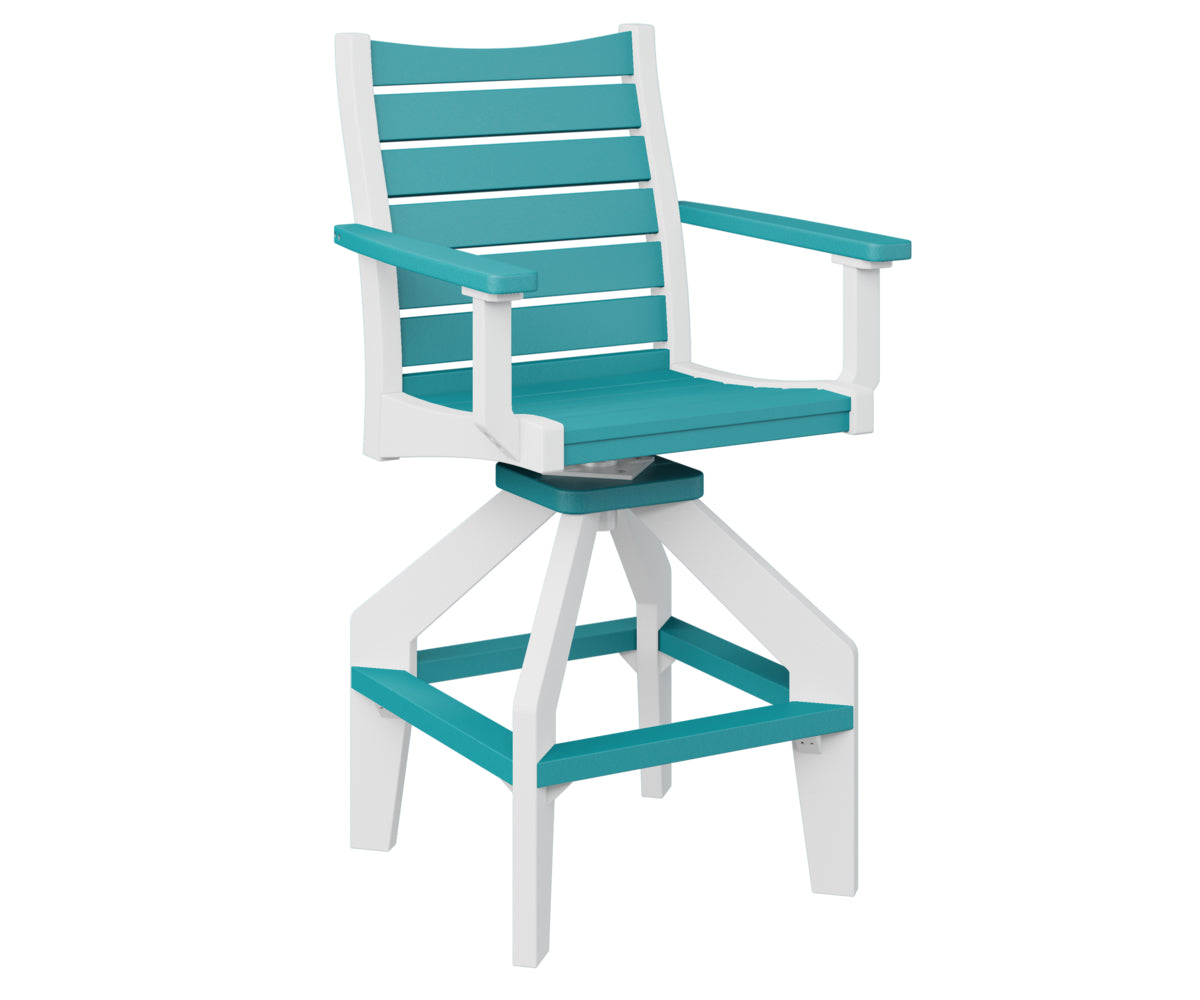 Berlin Gardens Bristol Swivel Bar Chair