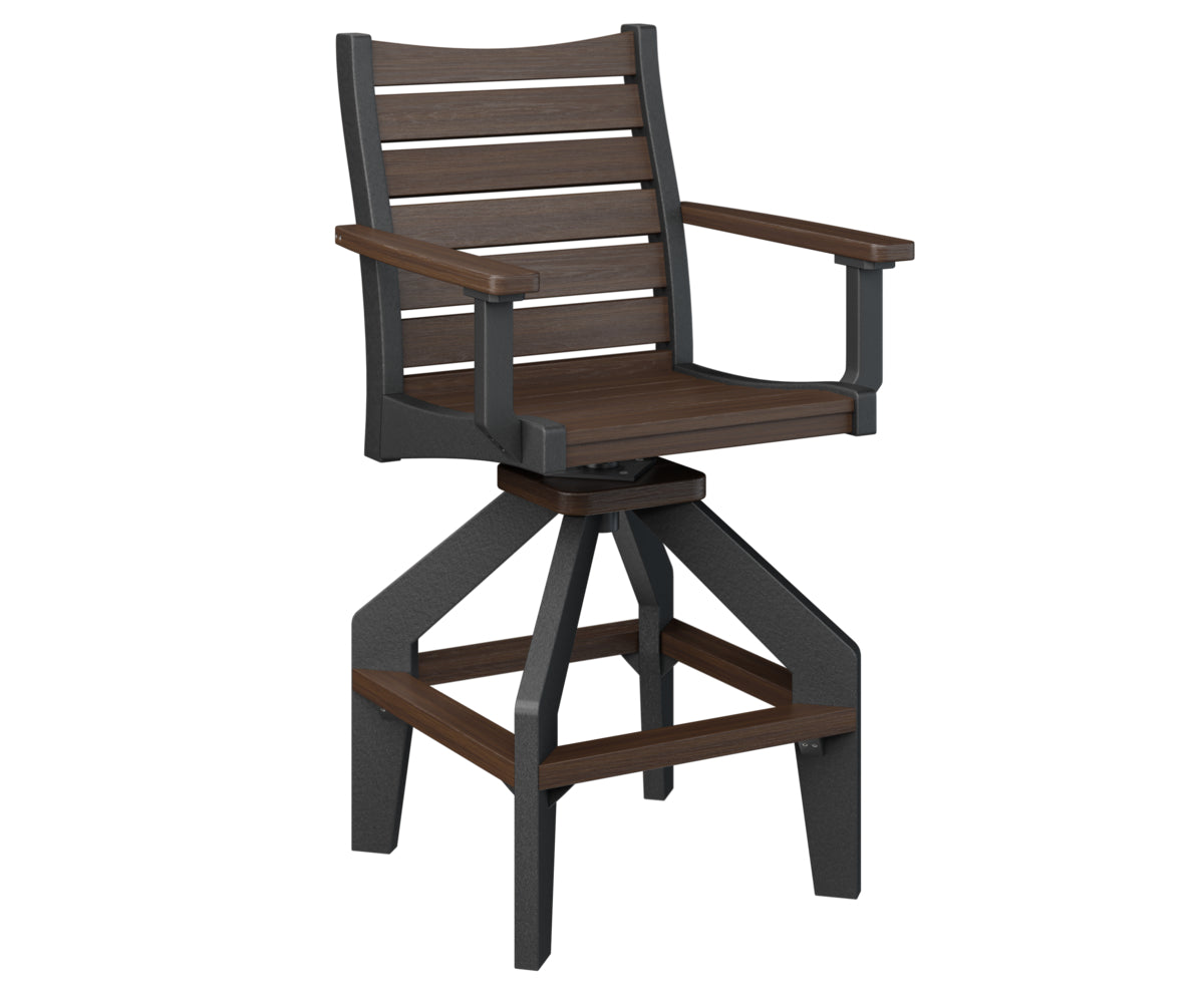 Berlin Gardens Bristol Swivel Bar Chair