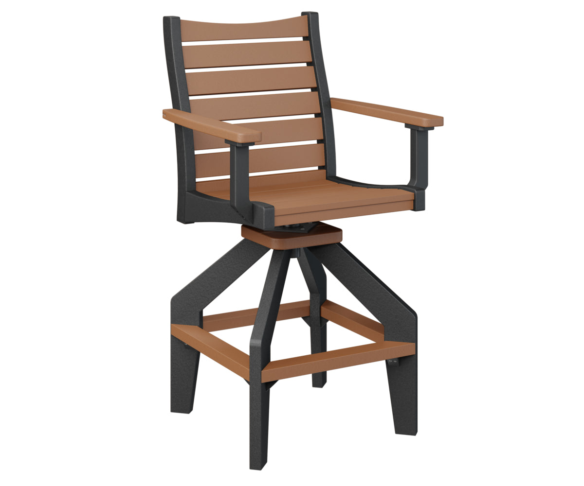 Berlin Gardens Bristol Swivel Bar Chair