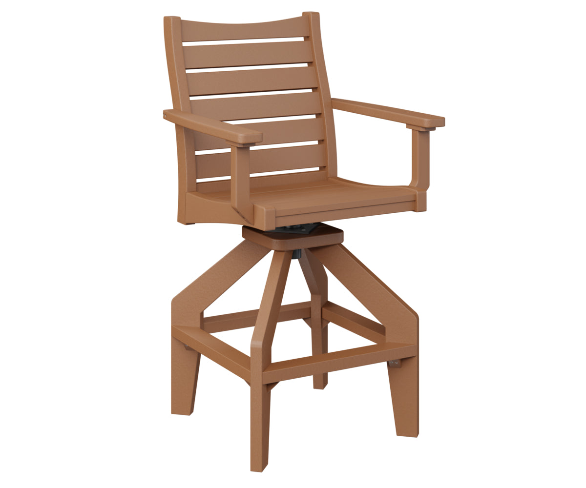 Berlin Gardens Bristol Swivel Bar Chair