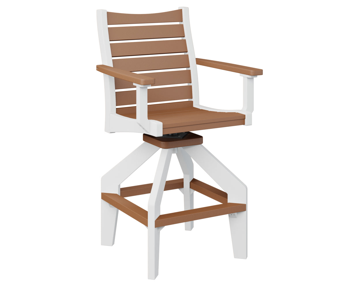 Berlin Gardens Bristol Swivel Bar Chair