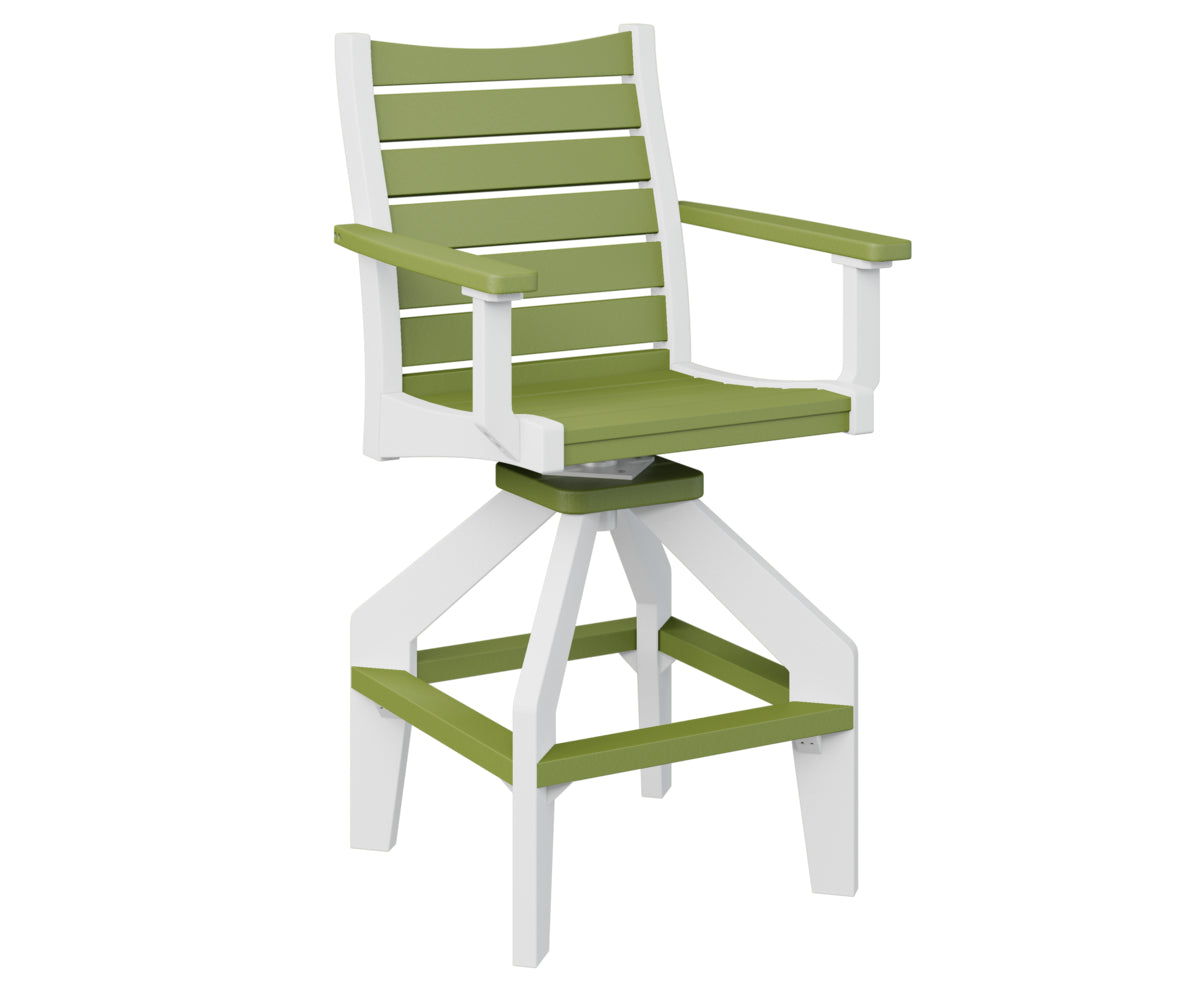 Berlin Gardens Bristol Swivel Bar Chair