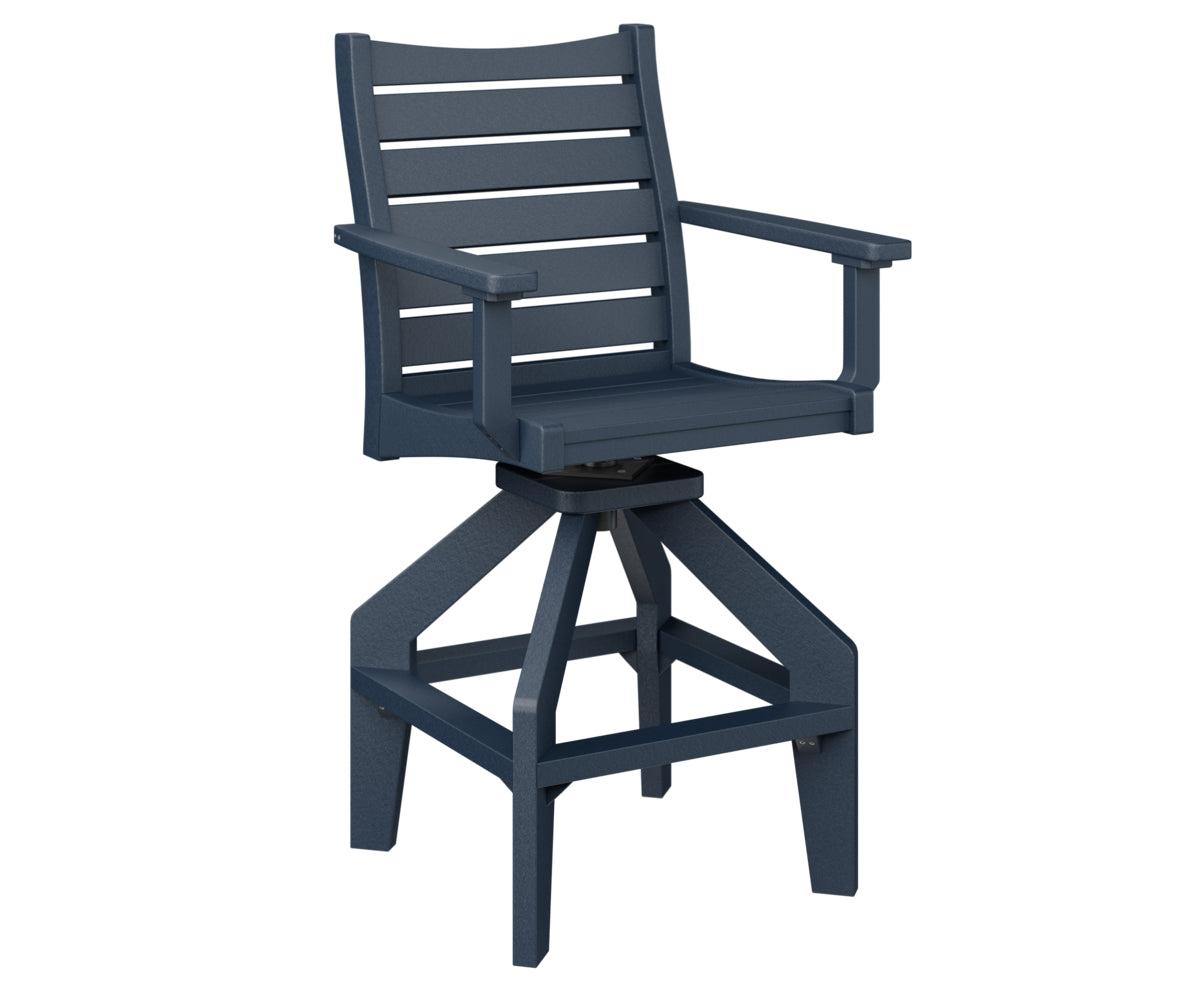 Berlin Gardens Bristol Swivel Bar Chair