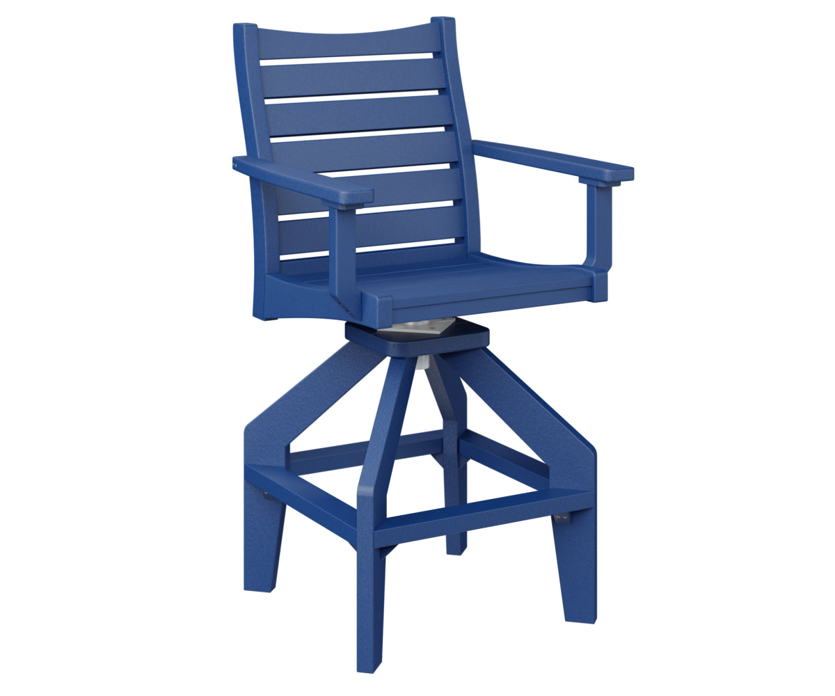 Berlin Gardens Bristol Swivel Bar Chair