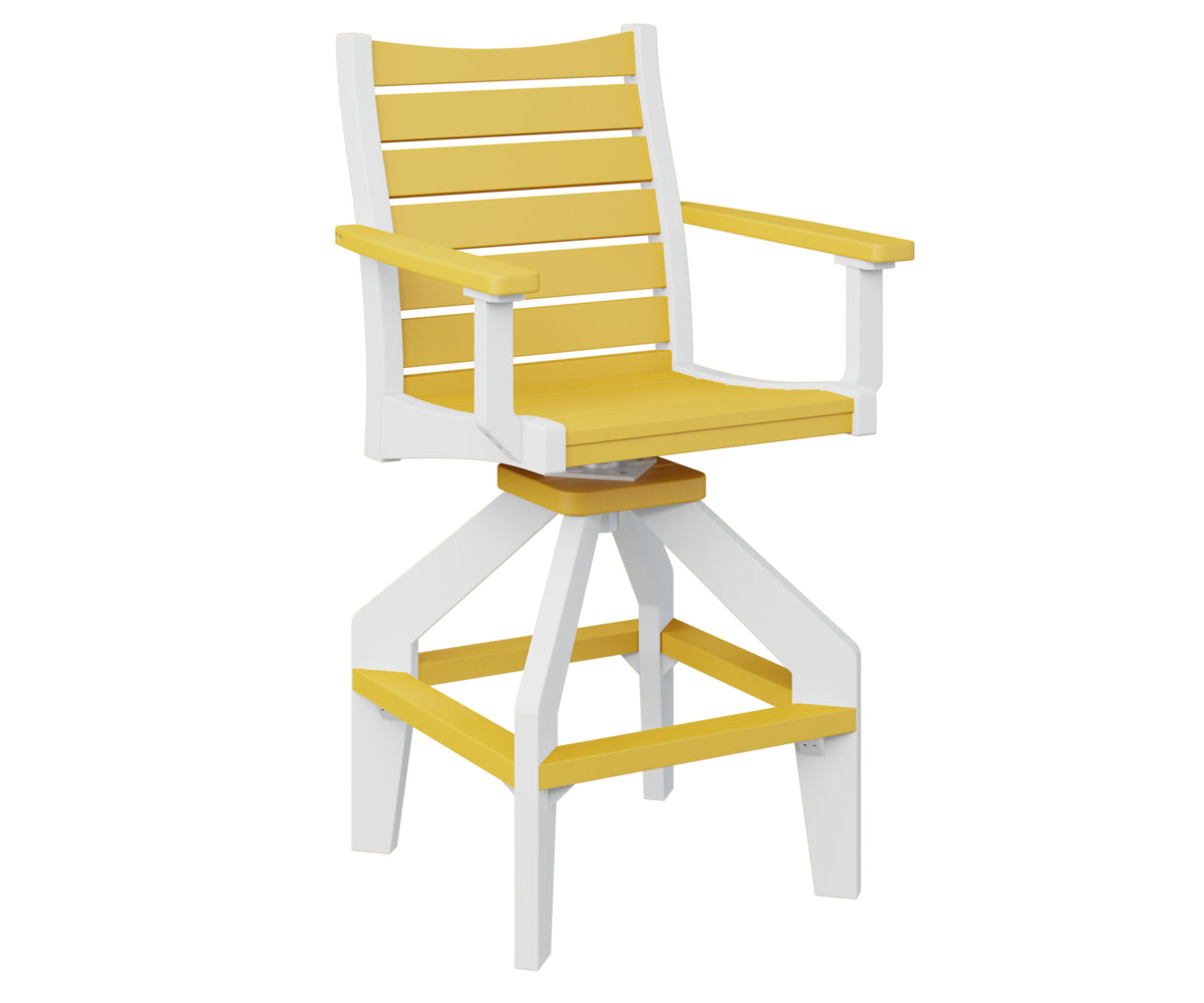Berlin Gardens Bristol Swivel Bar Chair