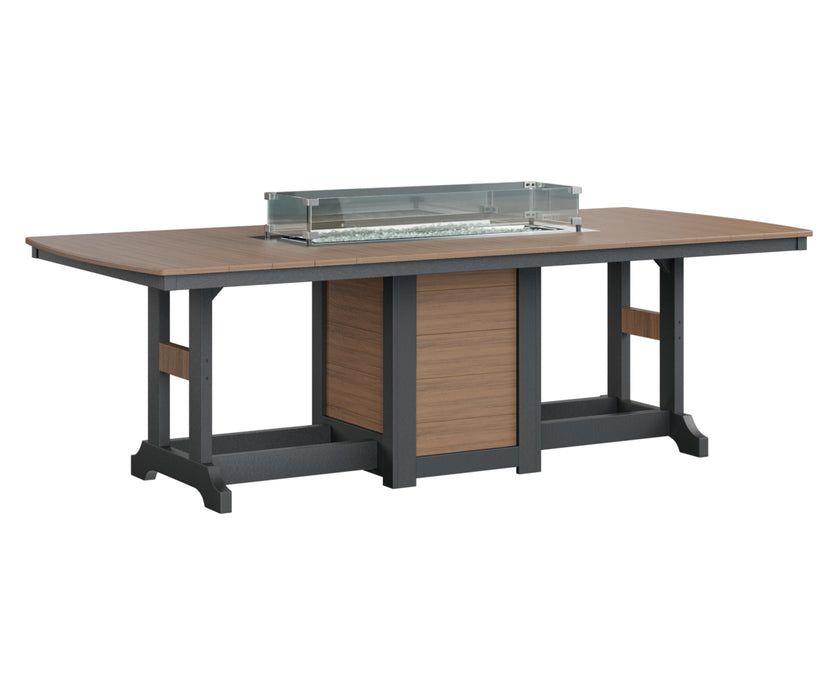 Berlin Gardens Garden Classic 44" x 96" Rectangular Fire Table - Bar Height