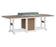 Berlin Gardens Garden Classic 44" x 96" Rectangular Fire Table - Bar Height