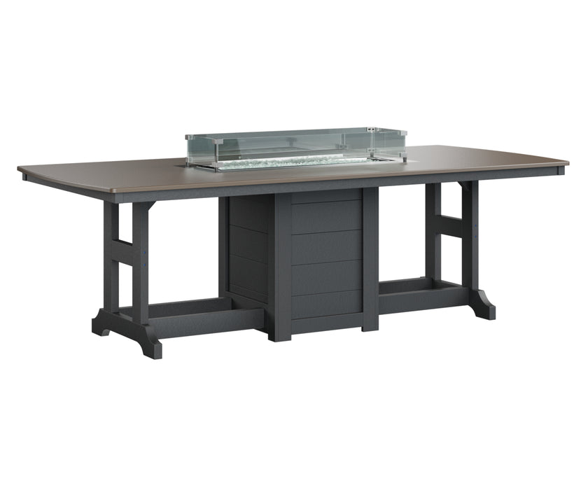 Berlin Gardens Garden Classic 44" x 96" Rectangular Fire Table - Bar Height