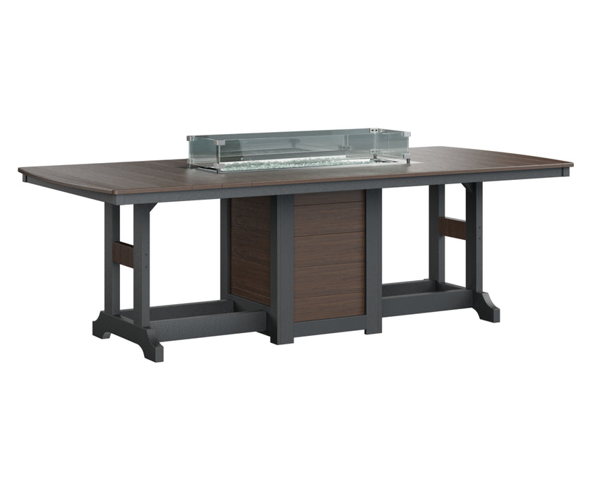 Berlin Gardens Garden Classic 44" x 96" Rectangular Fire Table - Bar Height