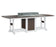 Berlin Gardens Garden Classic 44" x 96" Rectangular Fire Table - Bar Height