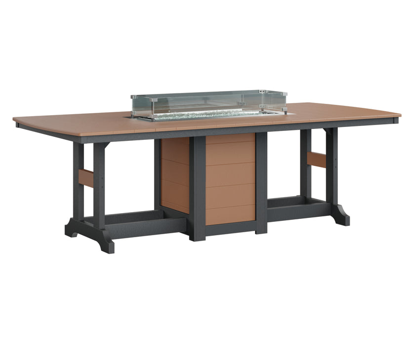 Berlin Gardens Garden Classic 44" x 96" Rectangular Fire Table - Bar Height