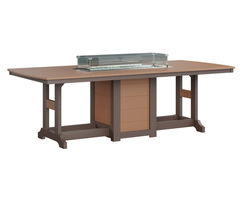 Berlin Gardens Garden Classic 44" x 96" Rectangular Fire Table - Bar Height