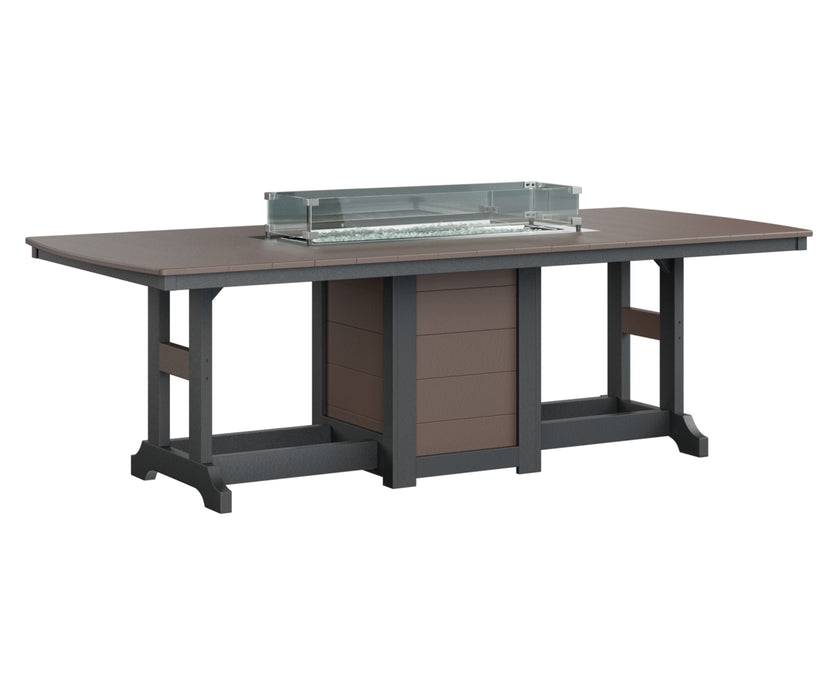 Berlin Gardens Garden Classic 44" x 96" Rectangular Fire Table - Bar Height