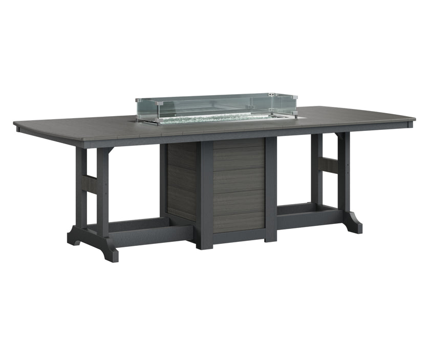 Berlin Gardens Garden Classic 44" x 96" Rectangular Fire Table - Bar Height