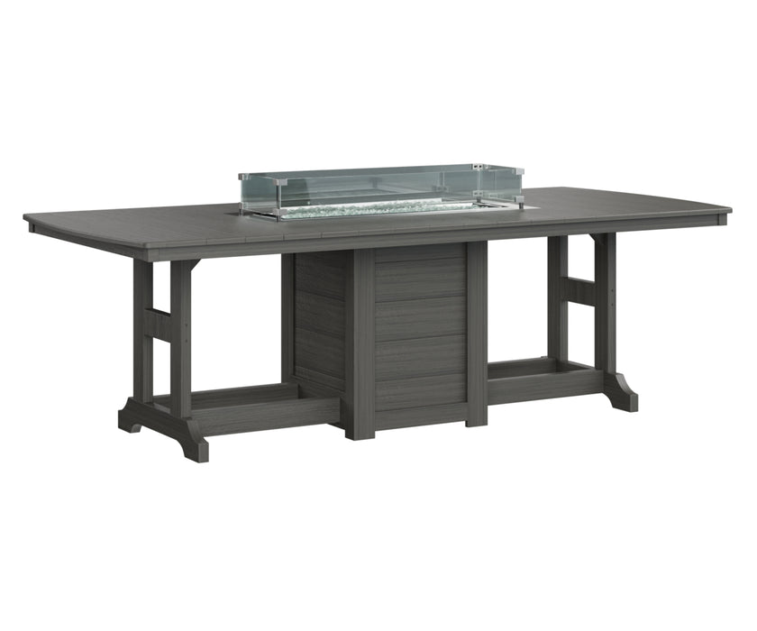 Berlin Gardens Garden Classic 44" x 96" Rectangular Fire Table - Bar Height