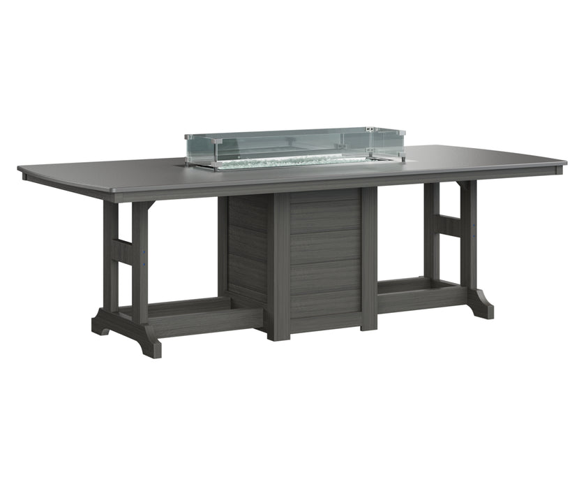 Berlin Gardens Garden Classic 44" x 96" Rectangular Fire Table - Bar Height