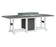 Berlin Gardens Garden Classic 44" x 96" Rectangular Fire Table - Bar Height