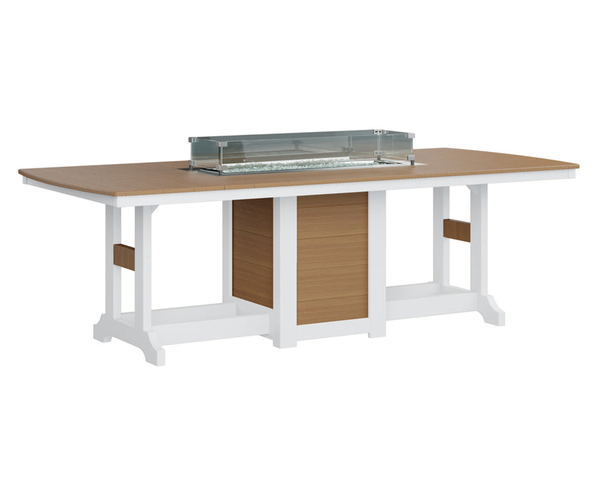 Berlin Gardens Garden Classic 44" x 96" Rectangular Fire Table - Bar Height